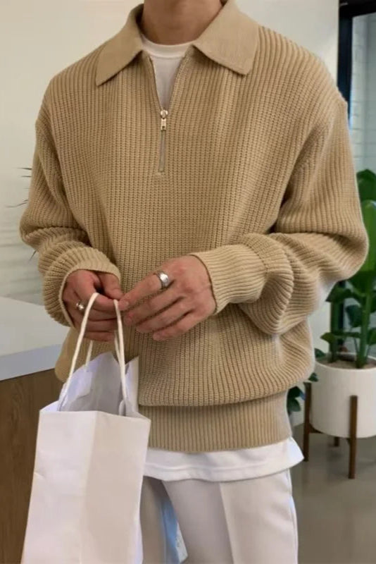 RASON ZIPPED SWEATER