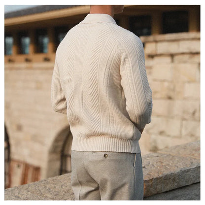 ASAN OLD MONEY KNIT TEXTURED POLO