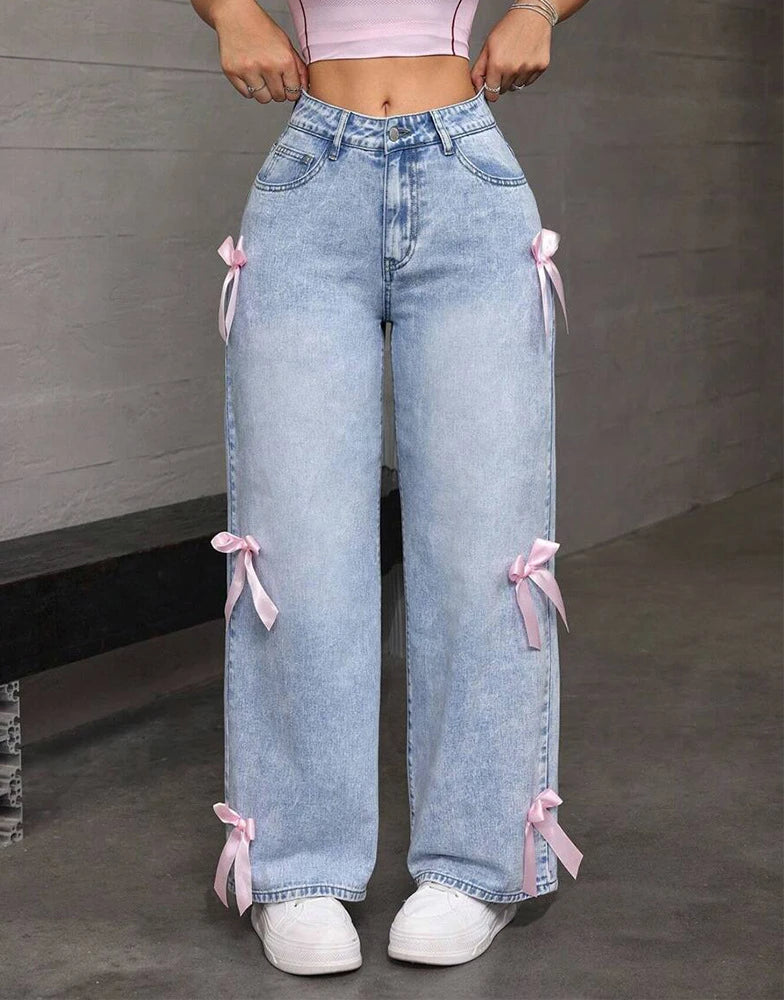 Street Muse - Bow Jeans