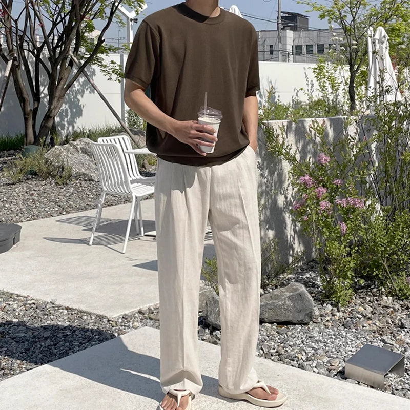 PAJU OLD MANU LINEN PANTS