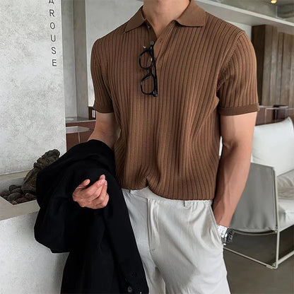 CHUNCHEON KNITTED POLO SHIRT