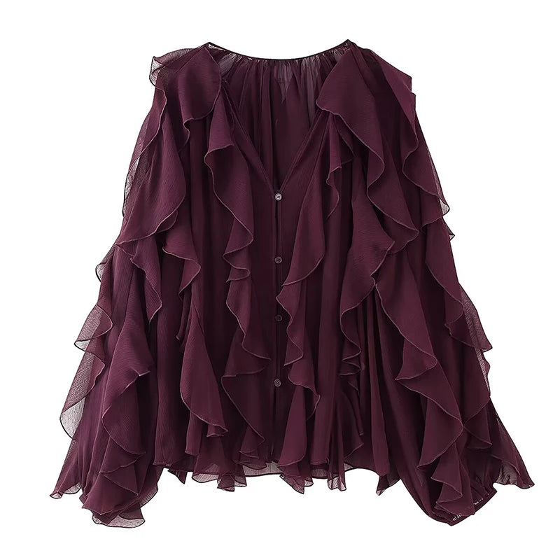 Pure Desire - Ruffle Blouse