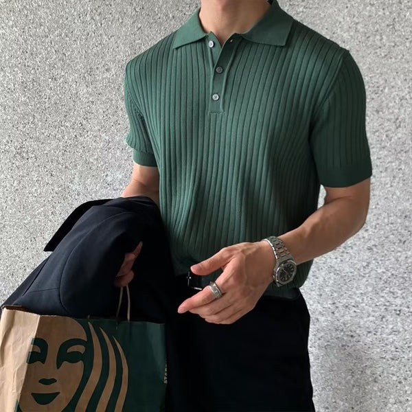 CHUNCHEON KNITTED POLO SHIRT