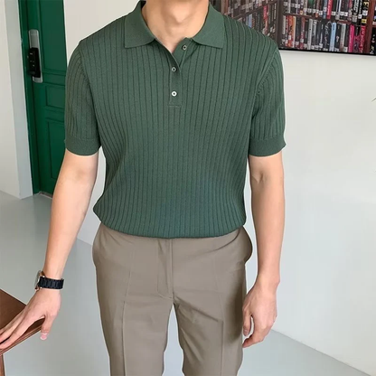 CHUNCHEON KNITTED POLO SHIRT