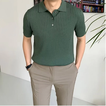 CHUNCHEON KNITTED POLO SHIRT