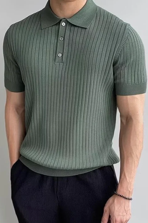 CHUNCHEON KNITTED POLO SHIRT