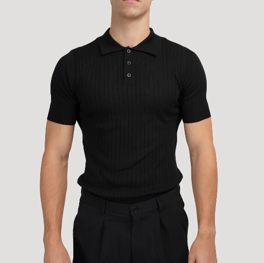 CHUNCHEON KNITTED POLO SHIRT