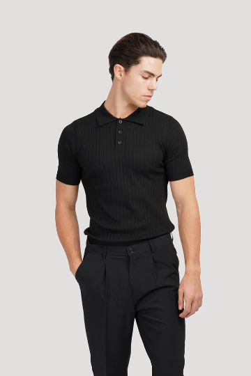 CHUNCHEON KNITTED POLO SHIRT