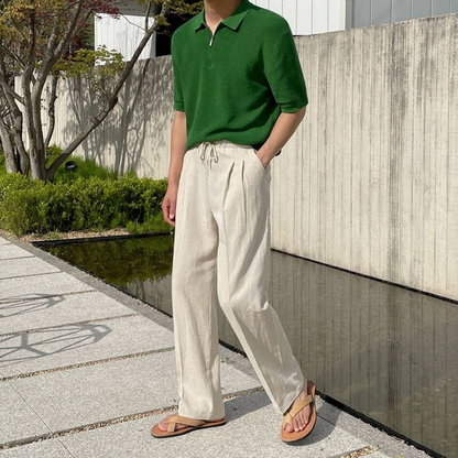 PAJU OLD MANU LINEN PANTS