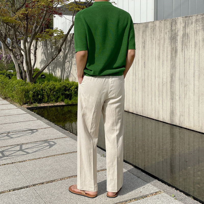 PAJU OLD MANU LINEN PANTS