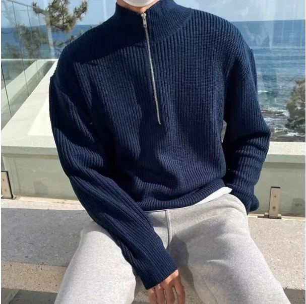 JEONJU HALF ZIP SWEATER