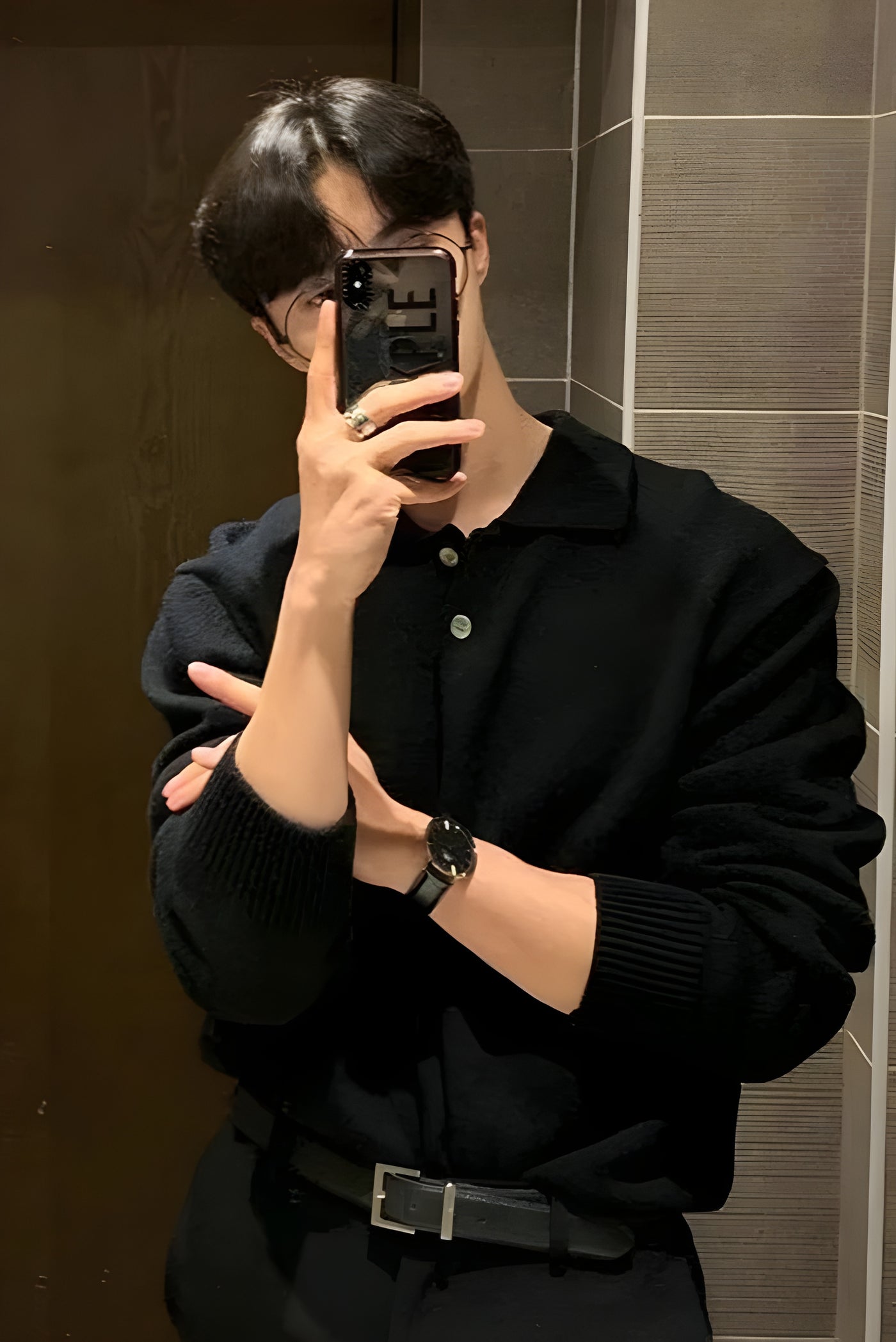 PUSAN MERINO POLO SWEATER