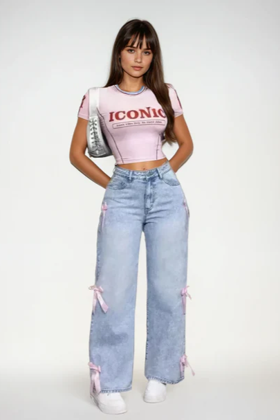 Street Muse - Bow Jeans
