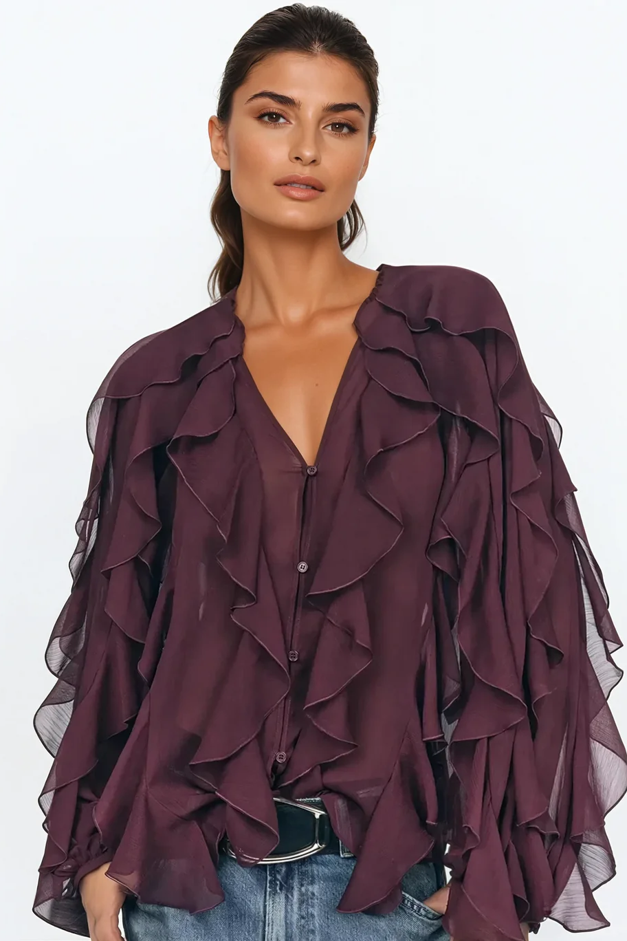 Pure Desire - Ruffle Blouse