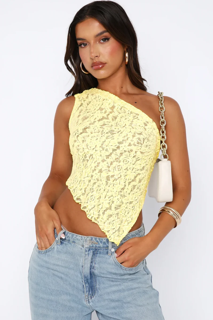 Lila Lace Top