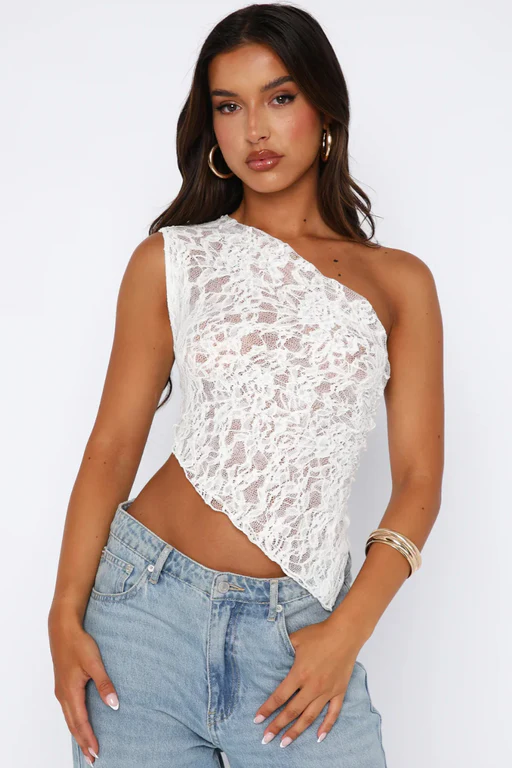 Lila Lace Top