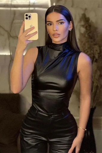 Scarlett Leather Top