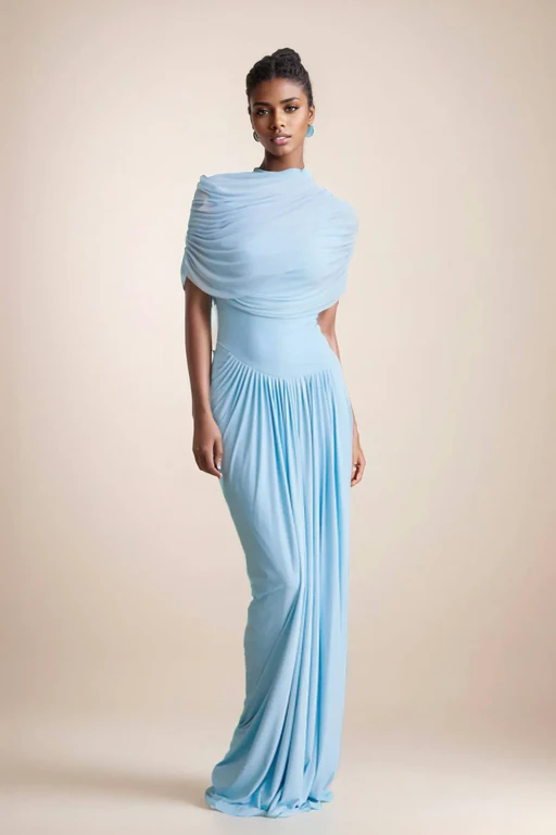 ARDEN - Pleated Midi Dress